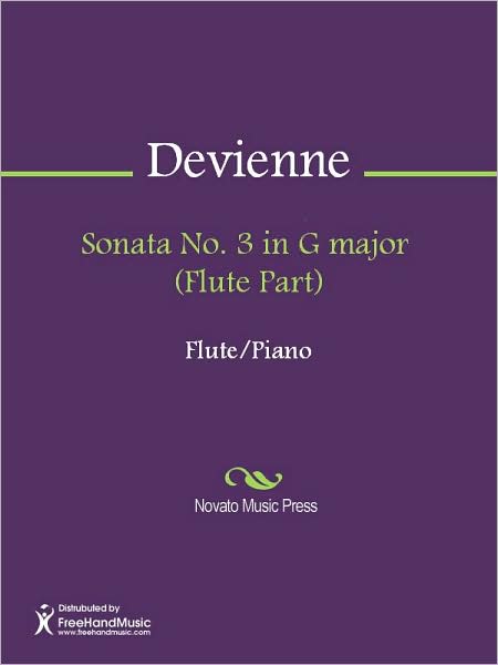 Sonata No. 3 in G major (Flute Part)