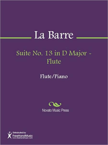 Suite No. 13 in D Major - Flute