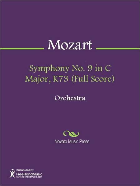 Symphony No. 9 in C Major, K73 (Full Score)