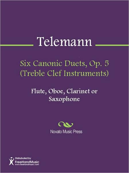 Six Canonic Duets, Op. 5 (Treble Clef Instruments)