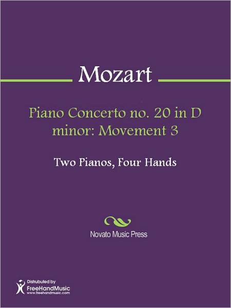 Piano Concerto no. 20 in D minor: Movement 3