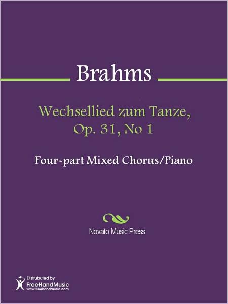 Wechsellied zum Tanze, Op. 31, No 1