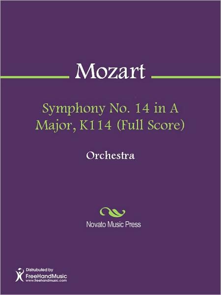 Symphony No. 14 in A Major, K114 (Full Score)