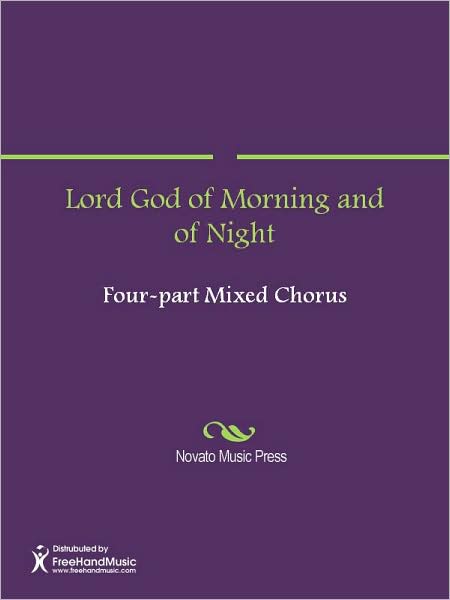 Lord God of Morning and of Night