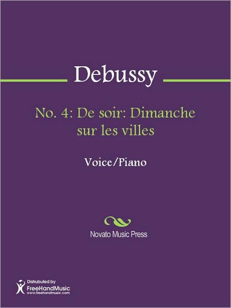 No. 4: De soir: Dimanche sur les villes