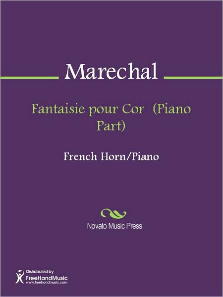 Fantaisie pour Cor (Piano Part)