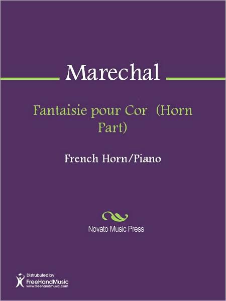 Fantaisie pour Cor (Horn Part)