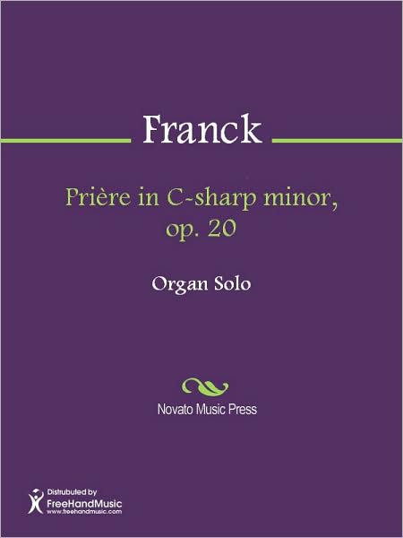 Priere in C-sharp minor, op. 20