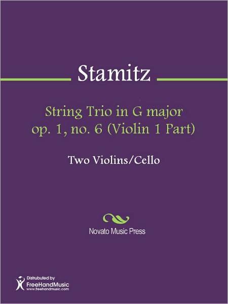 String Trio in G major op. 1, no. 6 (Violin 1 Part)