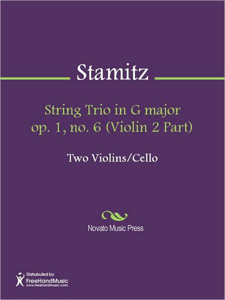 String Trio in G major op. 1, no. 6 (Violin 2 Part)