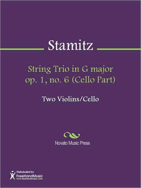 String Trio in G major op. 1, no. 6 (Cello Part)