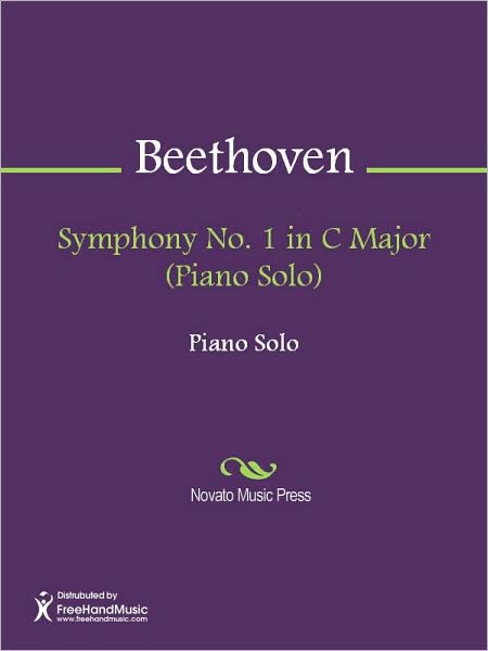 Symphony No. 1 in C Major (Piano Solo)