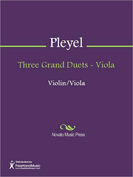 Three Grand Duets - Viola