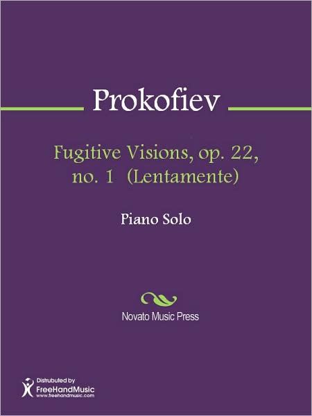 Fugitive Visions, op. 22, no. 1 (Lentamente)