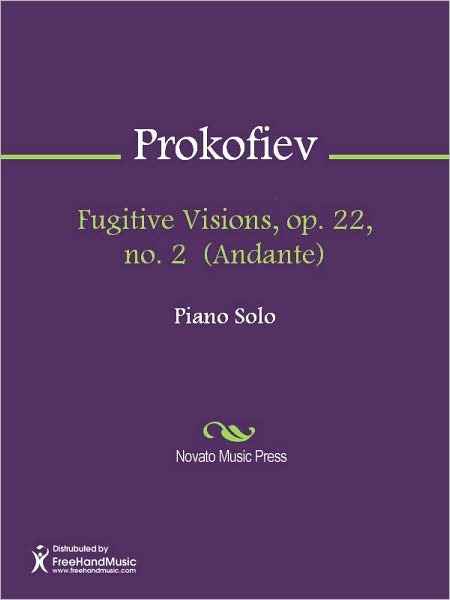 Fugitive Visions, op. 22, no. 2 (Andante)
