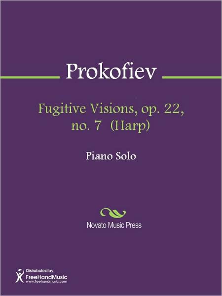 Fugitive Visions, op. 22, no. 7 (Harp)