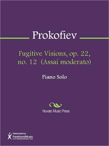 Fugitive Visions, op. 22, no. 12 (Assai moderato)