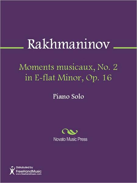 Moments musicaux, No. 2 in E-flat Minor, Op. 16