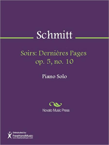 Soirs: Dernieres Pages op. 5, no. 10