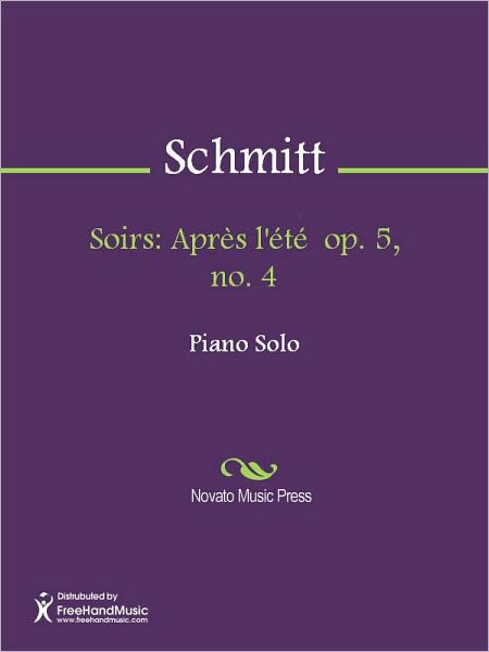 Soirs: Apres l'ete op. 5, no. 4