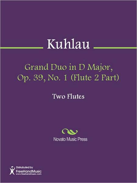 Grand Duo in D Major, Op. 39, No. 1 (Flute 2 Part)