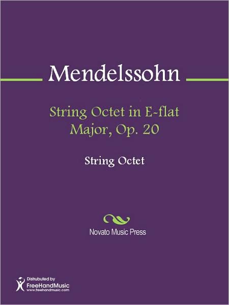 String Octet in E-flat Major, Op. 20