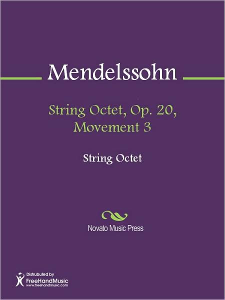 String Octet, Op. 20, Movement 3