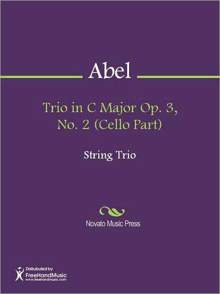 Trio in C Major Op. 3, No. 2 (Cello Part)