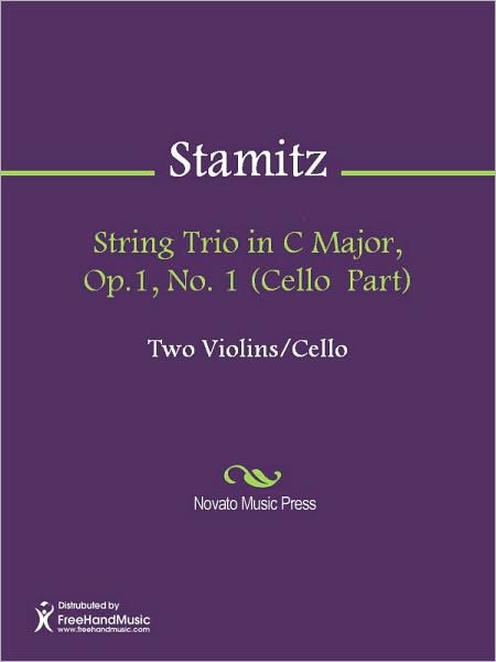 String Trio in C Major, Op.1, No. 1 (Cello Part)