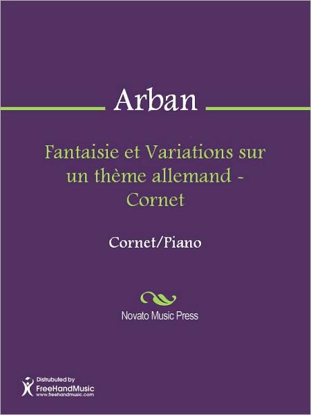 Fantaisie et Variations sur un theme allemand - Cornet