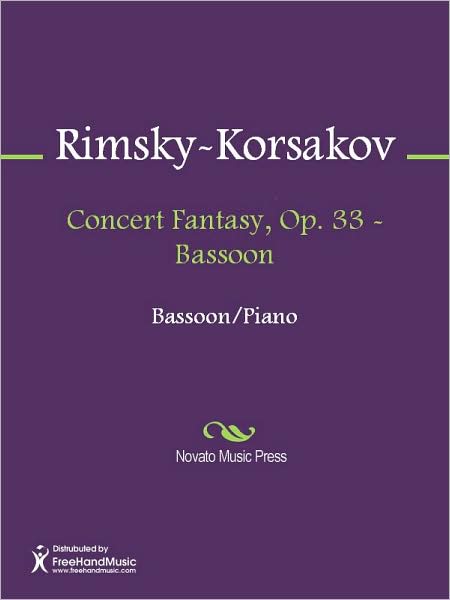 Concert Fantasy, Op. 33 - Bassoon