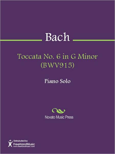 Toccata No. 6 in G Minor (BWV915)