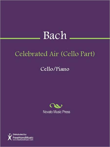 Celebrated Air (Cello Part)