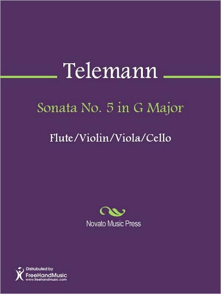 Sonata No. 5 in G Major