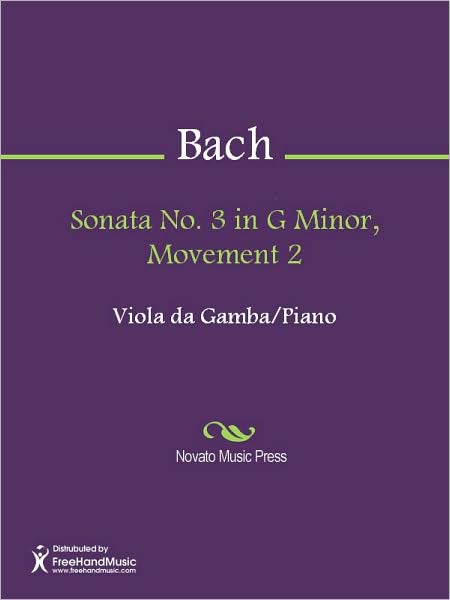 Sonata No. 3 in G Minor, Movement 2