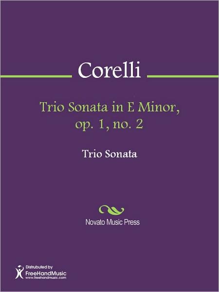 Trio Sonata in E Minor, op. 1, no. 2