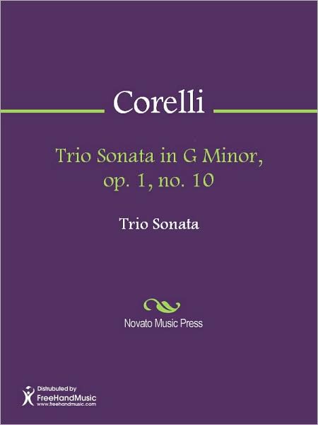 Trio Sonata in G Minor, op. 1, no. 10