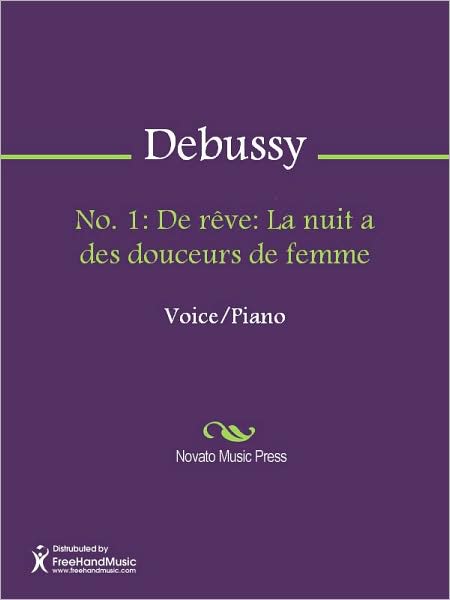 No. 1: De reve: La nuit a des douceurs de femme