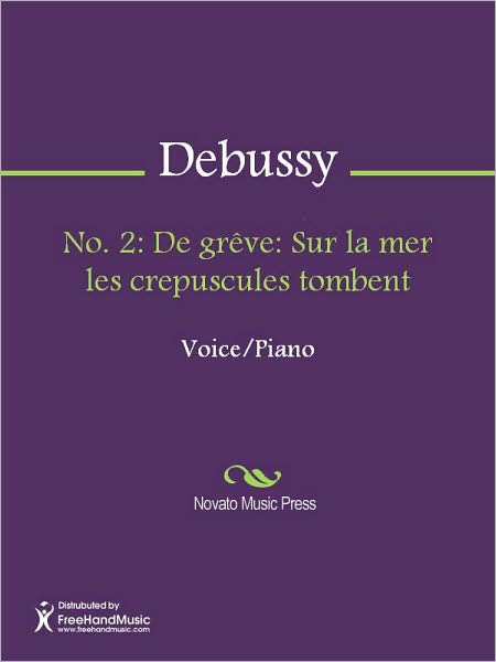No. 2: De greve: Sur la mer les crepuscules tombent