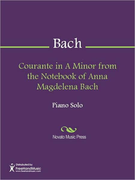 Courante in A Minor from the Notebook of Anna Magdelena Bach