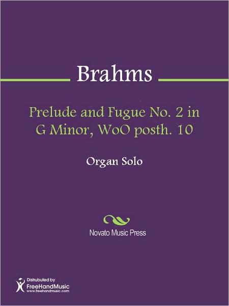 Prelude and Fugue No. 2 in G Minor, WoO posth. 10