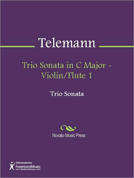 Trio Sonata in C Major - Violin/Flute 1