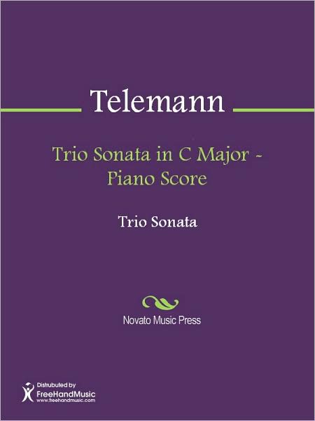 Trio Sonata in C Major - Piano Score