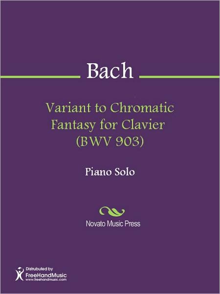 Variant to Chromatic Fantasy for Clavier (BWV 903)