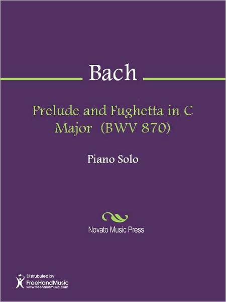 Prelude and Fughetta in C Major (BWV 870)