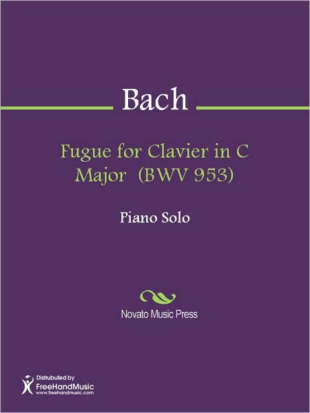 Fugue for Clavier in C Major (BWV 953)