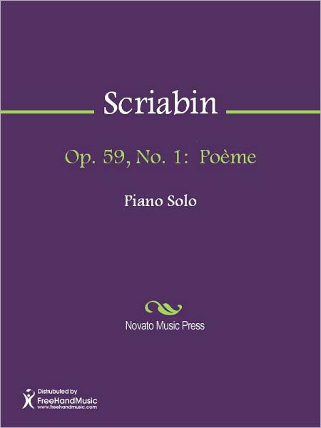 Op. 59, No. 1: Poeme