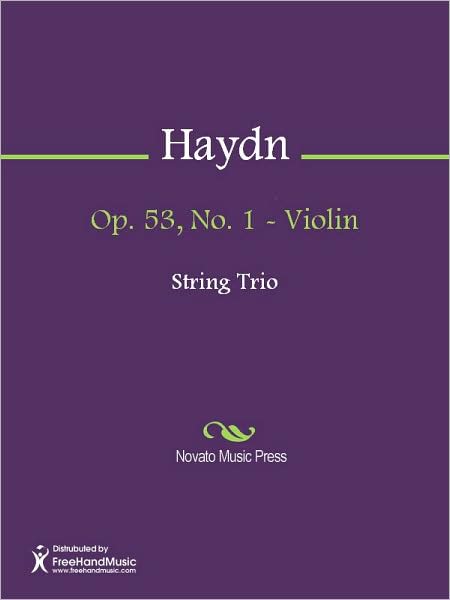 Op. 53, No. 1 - Violin