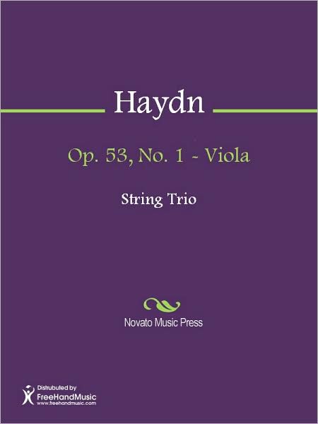 Op. 53, No. 1 - Viola