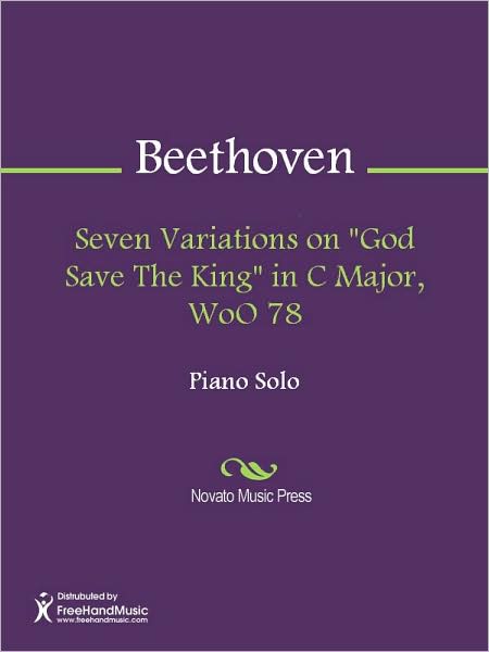 Seven Variations on "God Save The King" in C Major, WoO 78